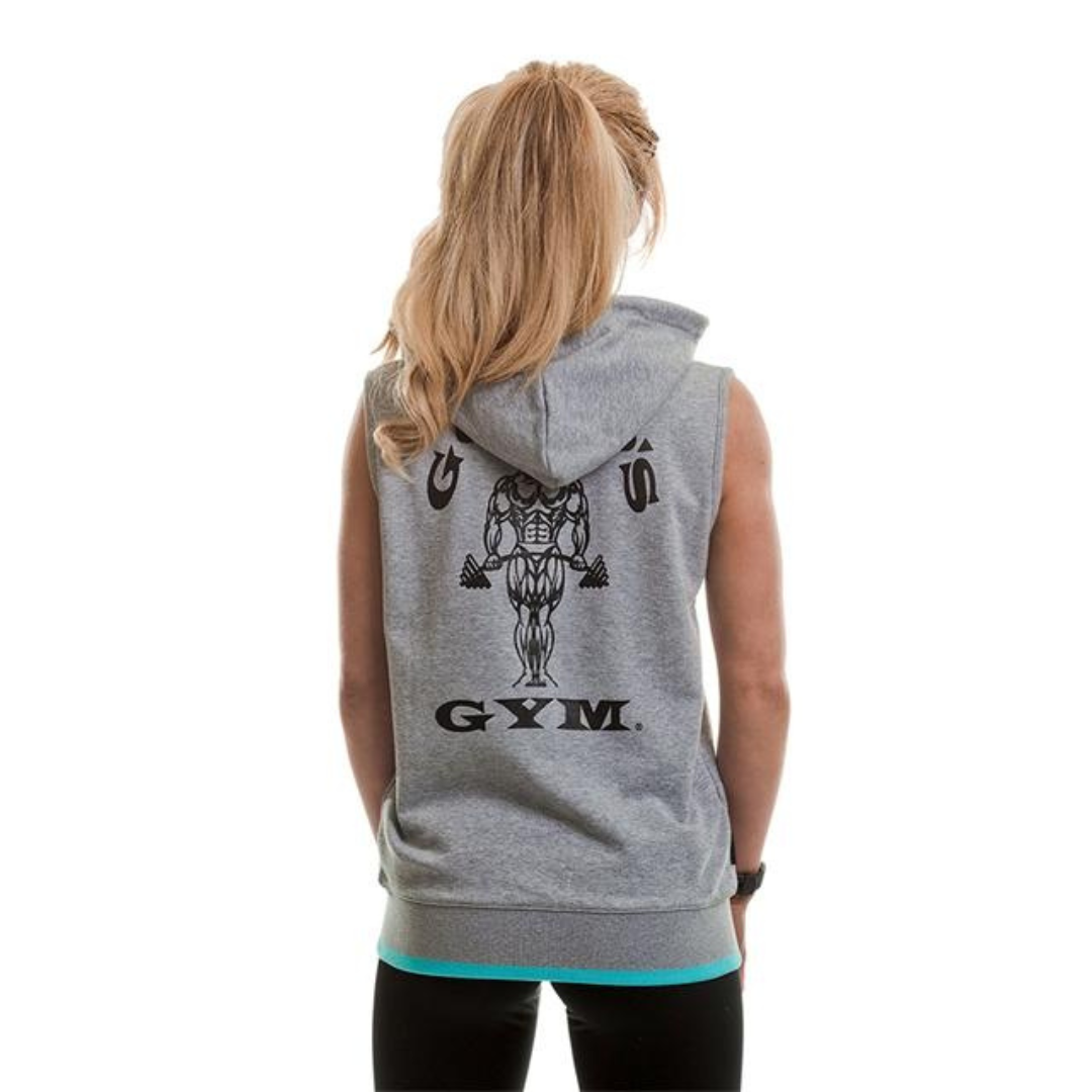 GOLDS GYM LADIES SLEEVELESS HOODIE