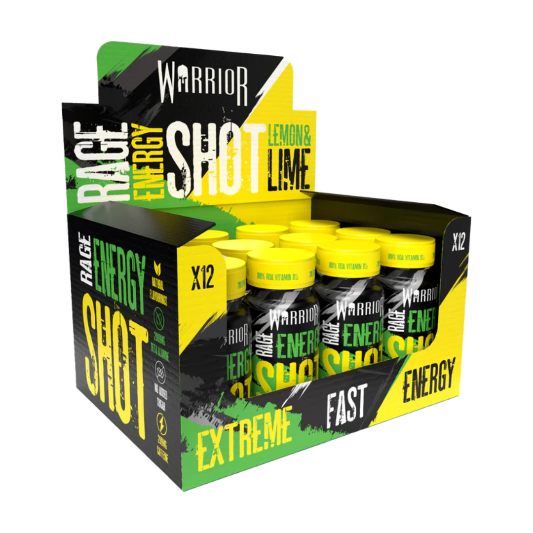 WARRIOR RAGE ENERGY SHOTS