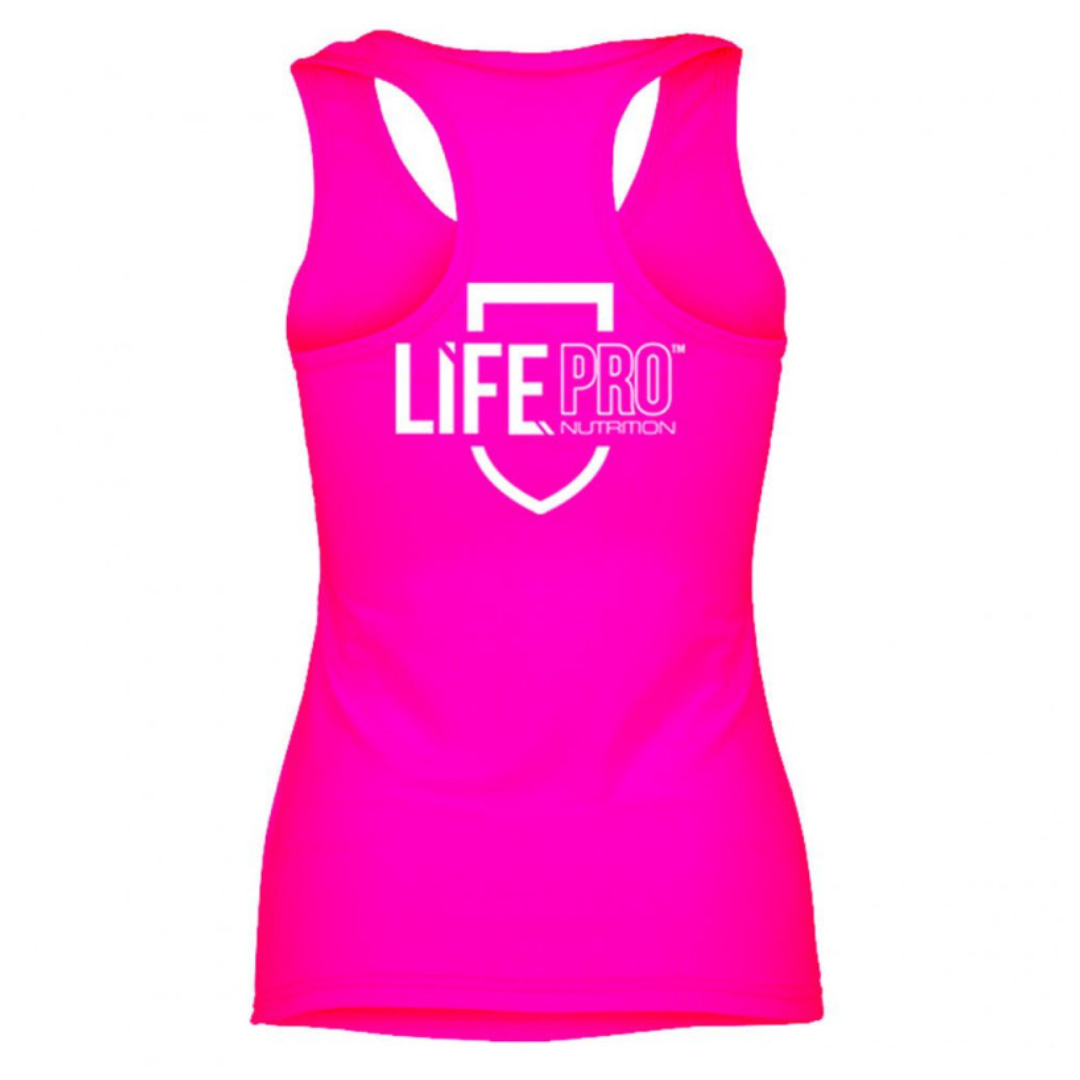 Camiseta Life Pro Tirantes Mujer Fucsia