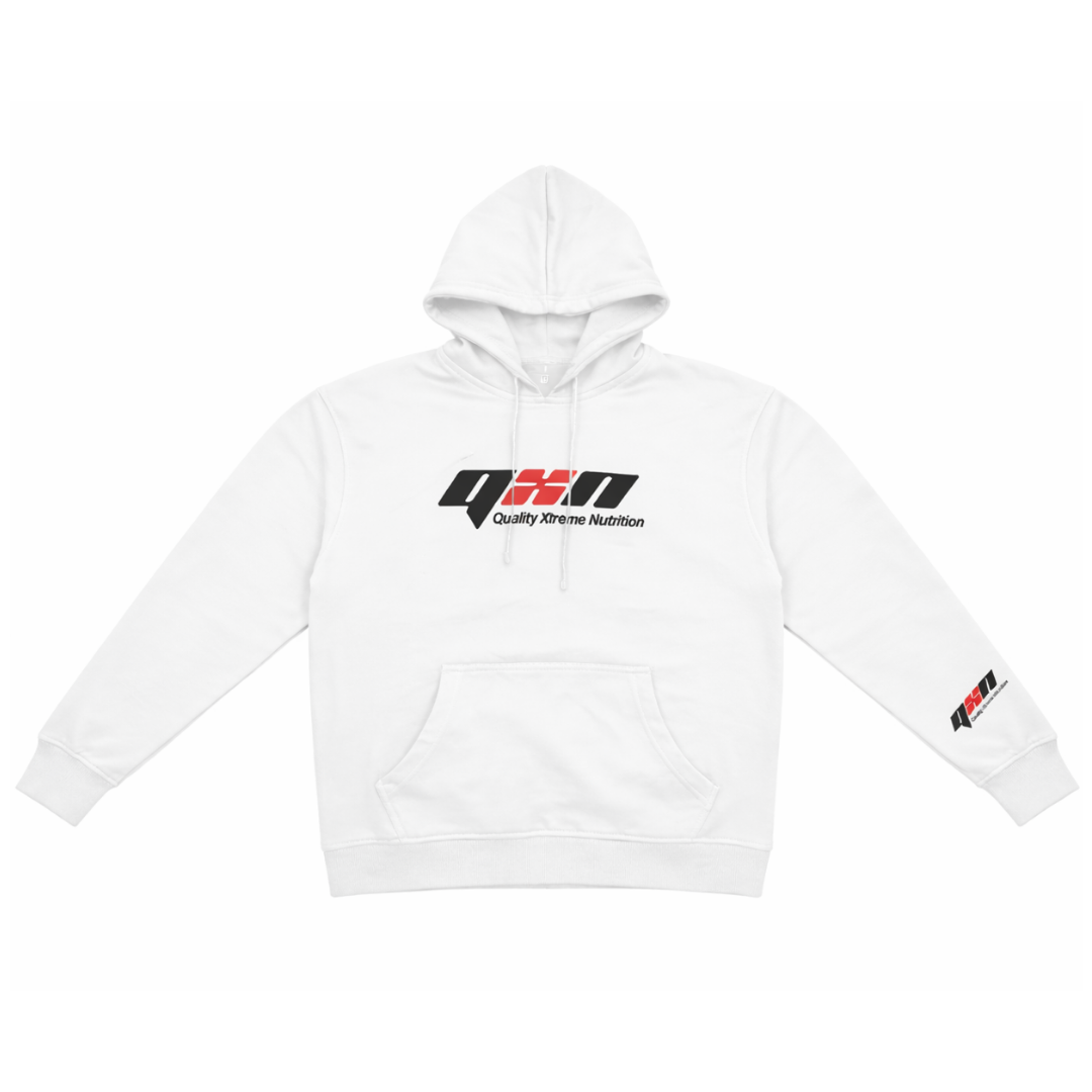Sudadera con Capucha QXN Unisex Blanca