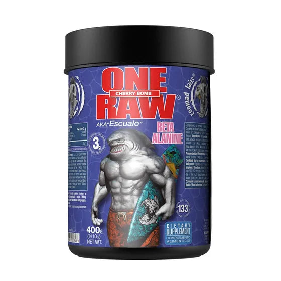ONE RAW BETA ALANINA 400 GR 133 SERVICIOS