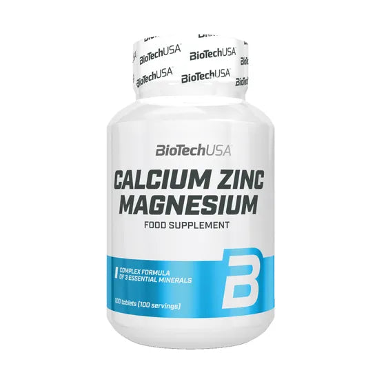 Calcium Zinc Magnesium 100 tabletas