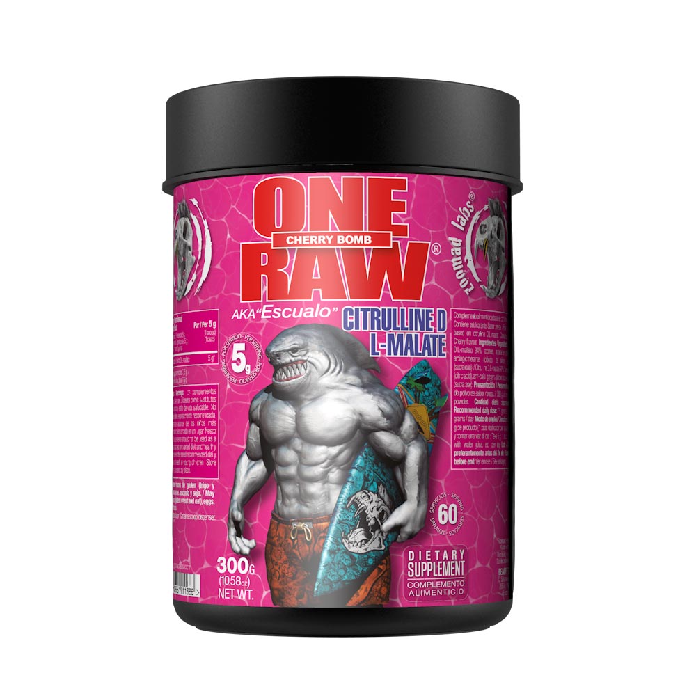 ONE RAW®. CITRULINA D, L-MALATO 300 GR 60 SERVICIOS