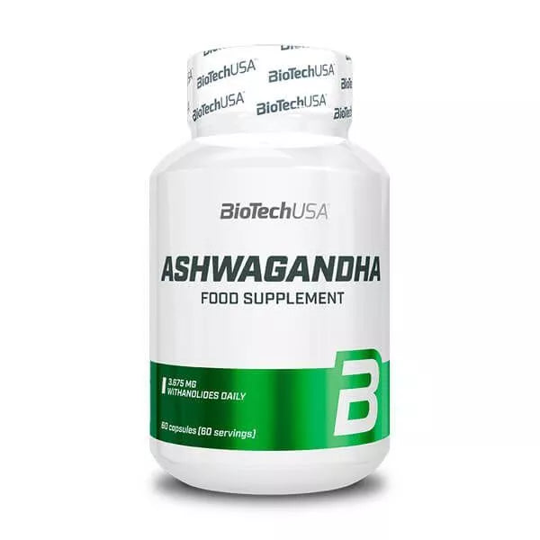 ASHWAGANDHA 60 CAPS (60 SERV.) BIOTECH USA