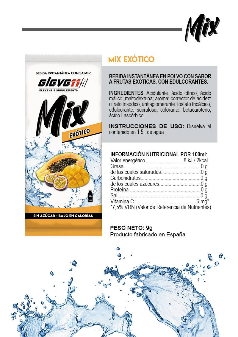 BEBIDAS INSTANTÁNEAS MIX