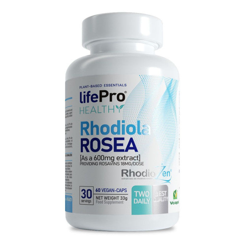 LIFE PRO RHODIOLA ROSEA 600MG 60 VEGAN CAPS