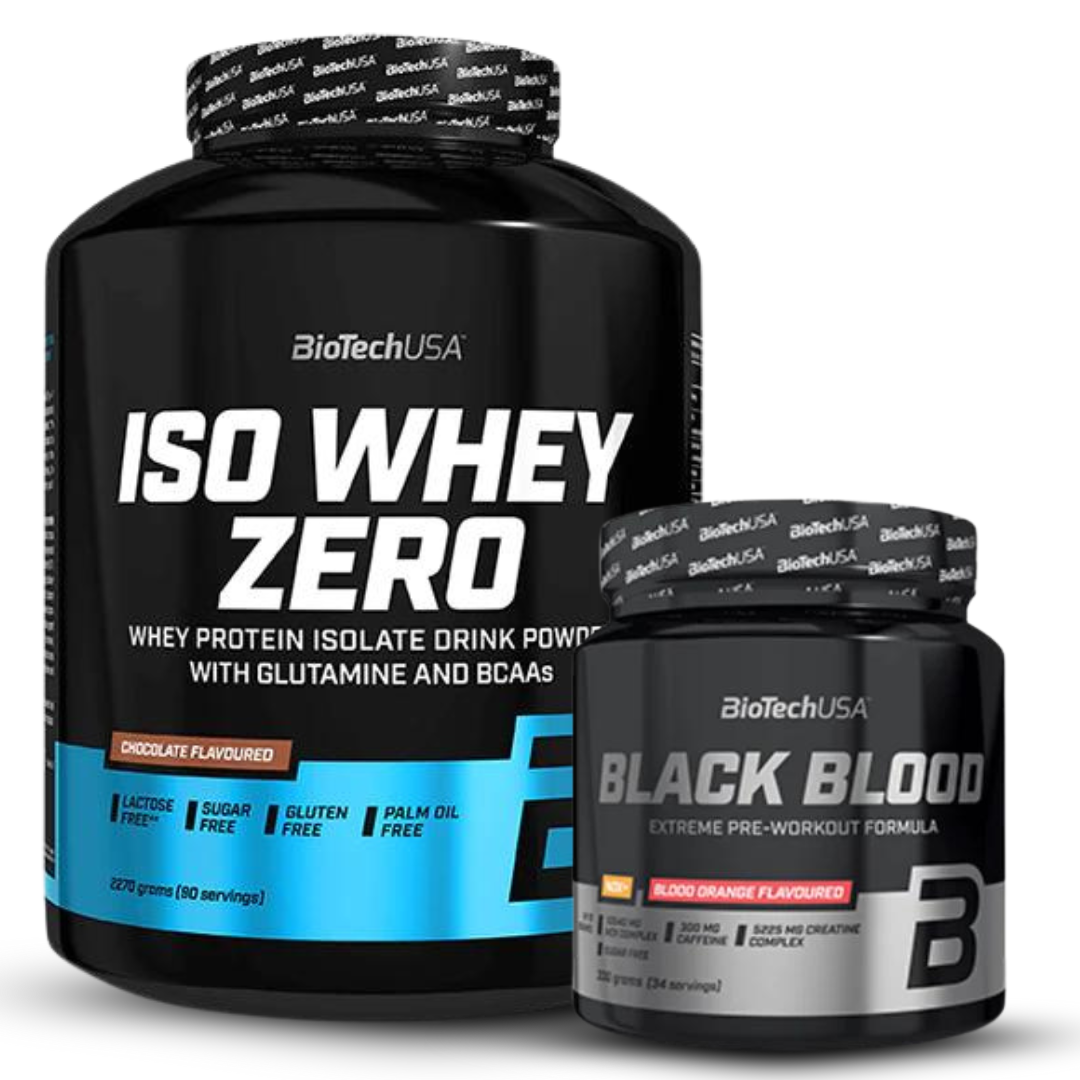 Iso Whey Zero 2270G + Black Blood 330GR