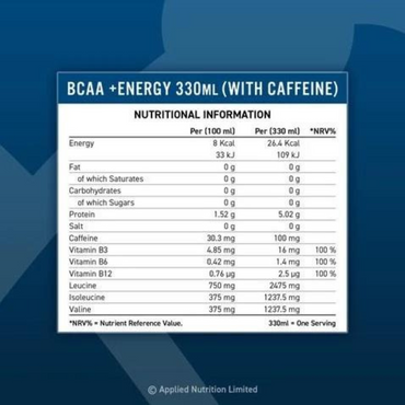 APPLIED BCAA RTD+CAFFEINE 330 ML