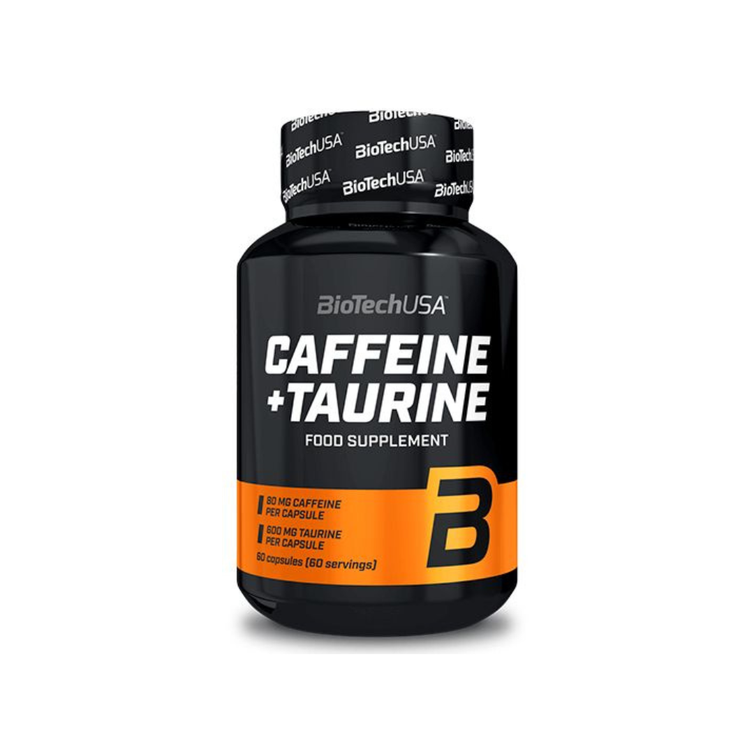 CAFFEINE + TAURINE 60 CAPS BIOTECH USA