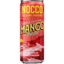 Nocco bebida de cafeína sabor mango
