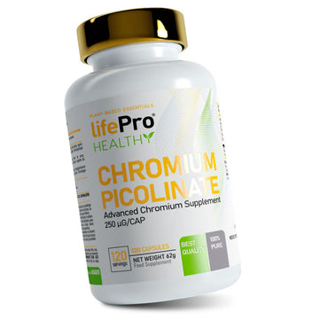 LIFE PRO ESSENTIALS PICOLINATO DE CROMO 120 CAPS