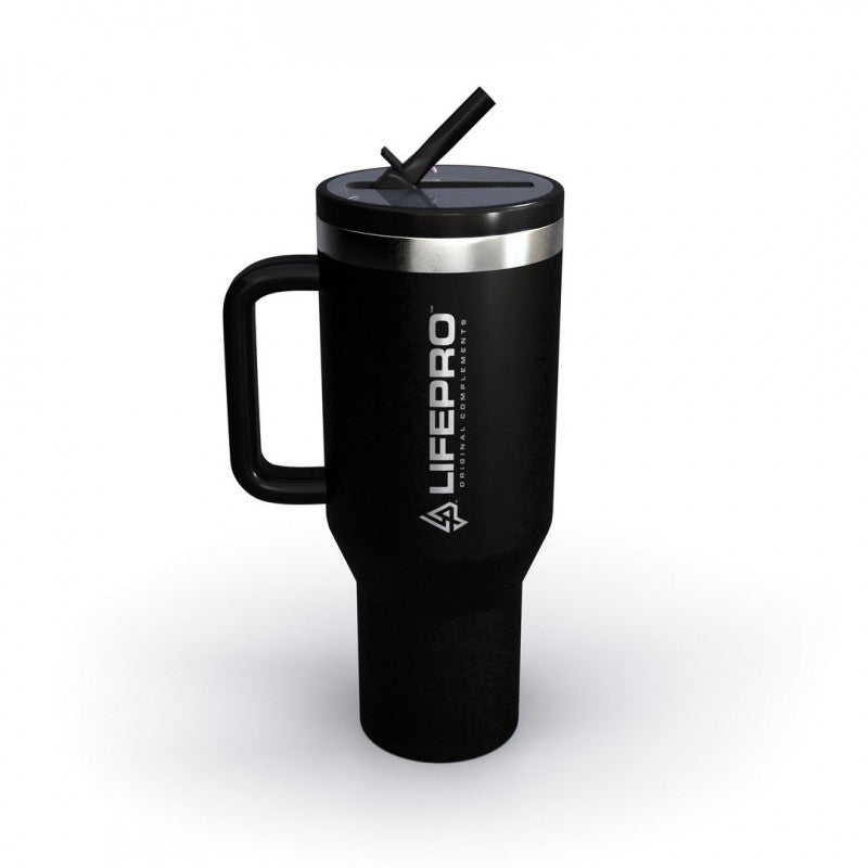 Life Pro Travel Mug Black 1.2l