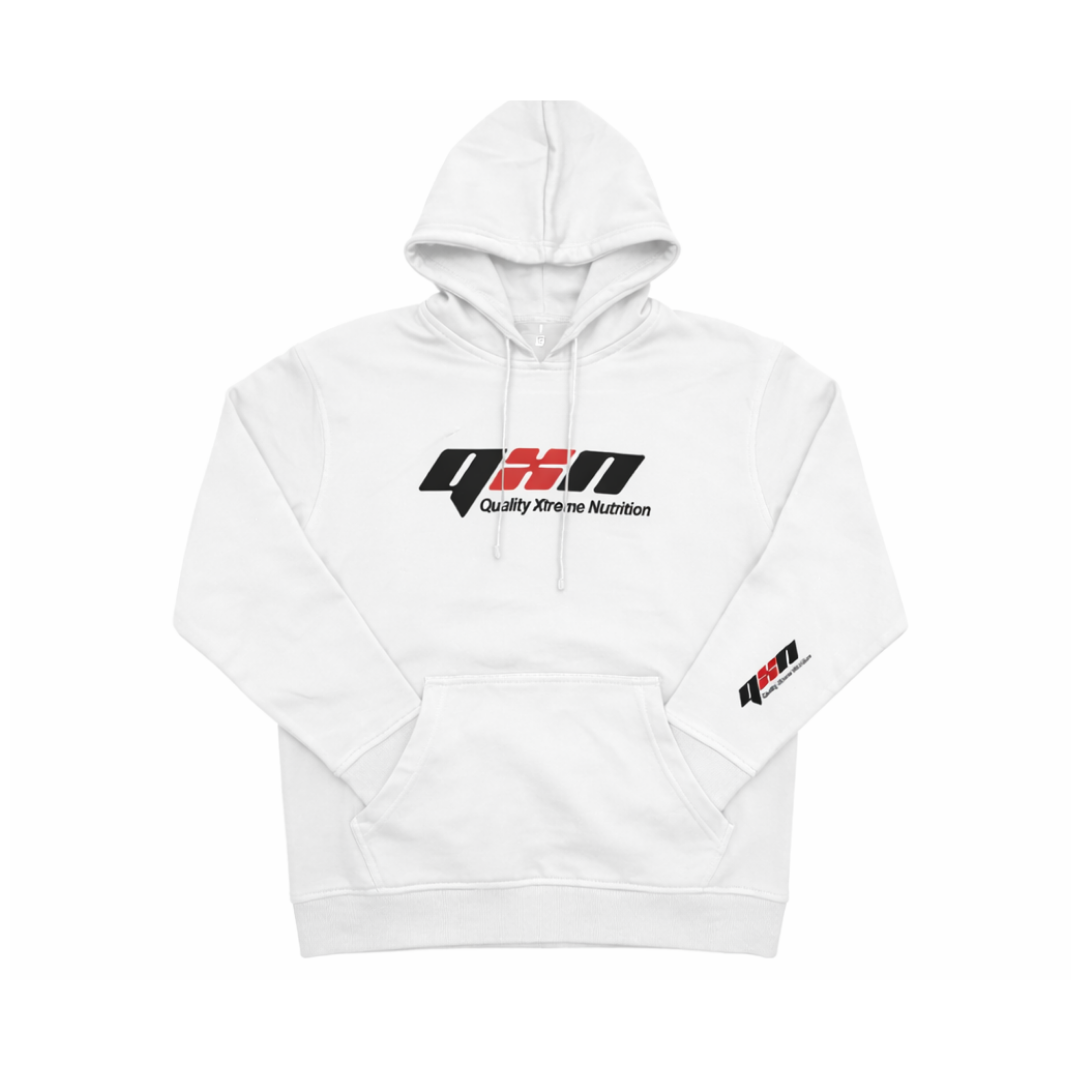 Sudadera con Capucha QXN Unisex Blanca