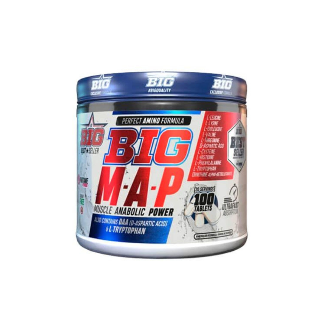 BIG M.A.P. CON ÁCIDO ASPÁRTICO Y TRIPTÓFANO 100TAB