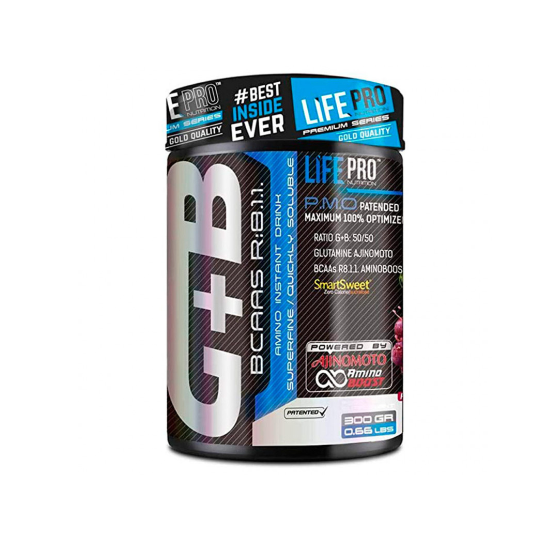 Life Pro Bcaa + Glutamina Ajinomoto 300 G.