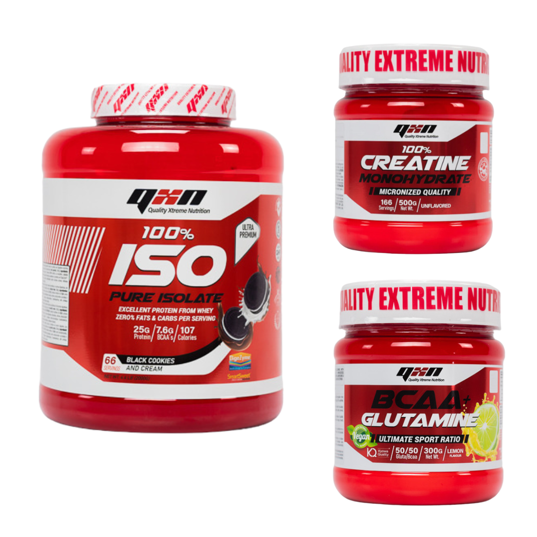 Pack - Isolate 2k + Creatina 500gr + Bcaa+gluta 300gr