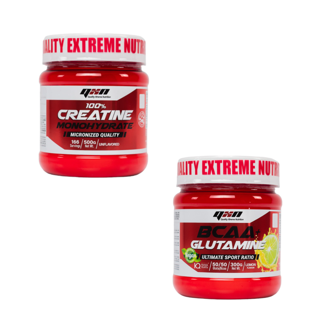 CREATINA 500GR + BCAA+GLUTA 300GR