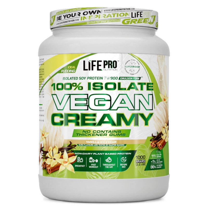 ISOLATE VEGAN CREAMY 1KG LIFE PRO