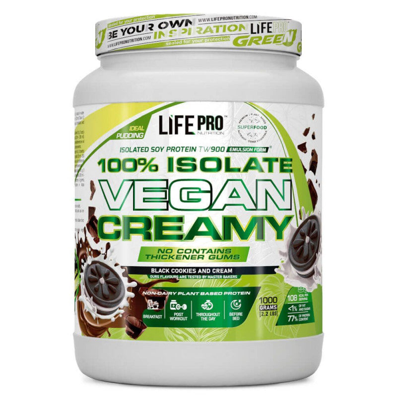 ISOLATE VEGAN CREAMY 1KG LIFE PRO