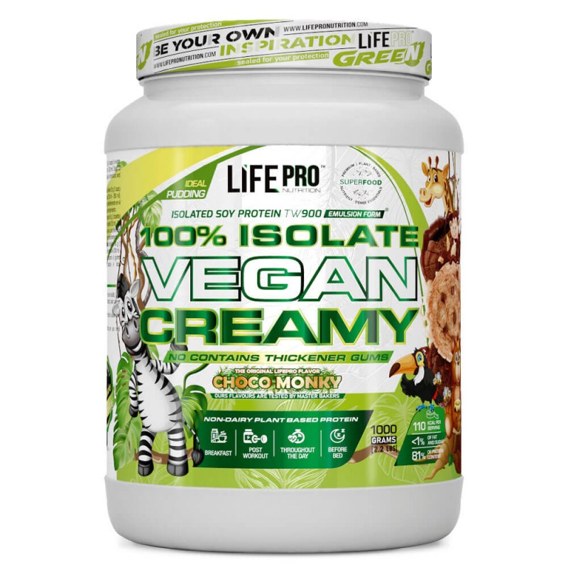 ISOLATE VEGAN CREAMY 1KG LIFE PRO